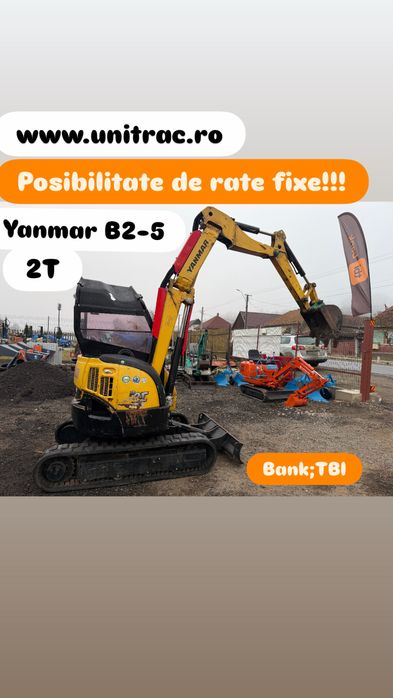 Excavator, miniexcavator yanmar B2-5