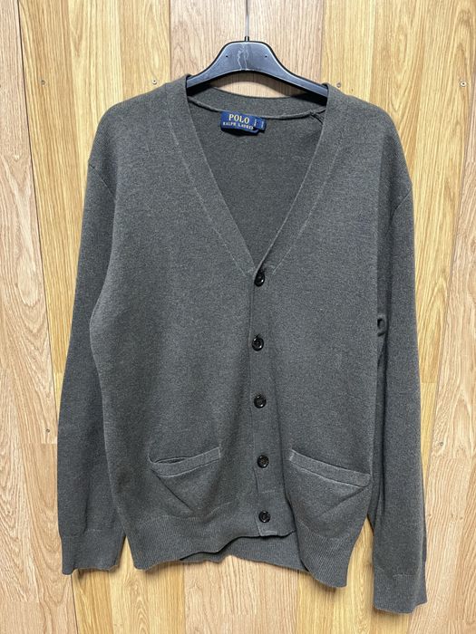 Jerseu/Cardigan Ralph Lauren Barbati 100% Lână Merinos