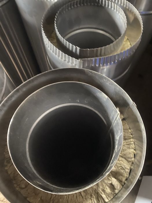 Cos de fum izolat inox