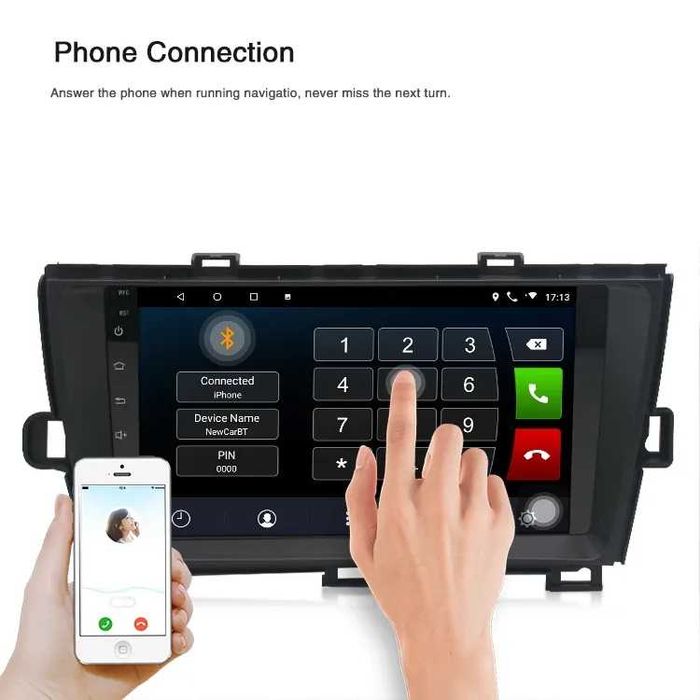 Мултимедия за Toyota PRIUS Двоен дин 2 Навигация плеър радио Android
