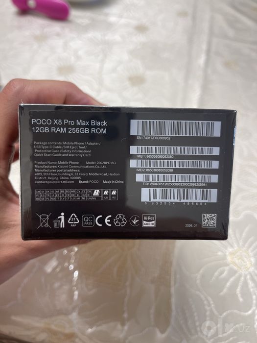 Poco x8 pro max srocna