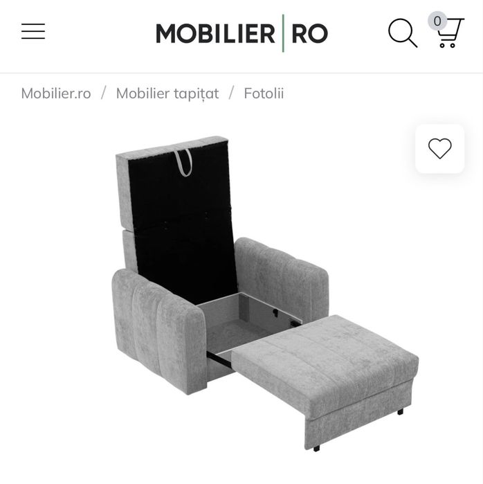 Fotoliu extensibil