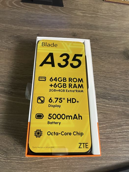 Telefon ZTE Blade A35 nou 64GB