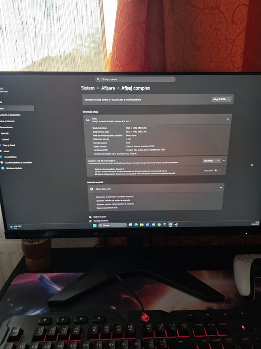 Monitor Gaming Lenovo Legion R24s 23.8" Full HD 144Hz – Garanție 1 an și 8 luni