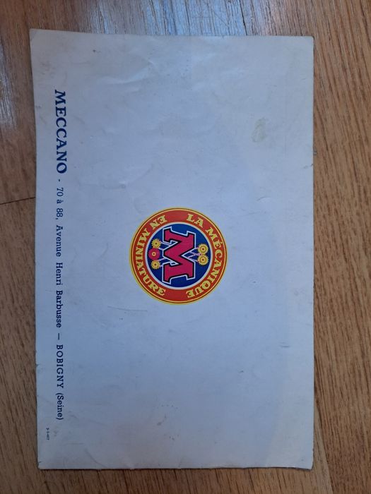 Meccano Engranages ретро винтидж колекционерски конструктор