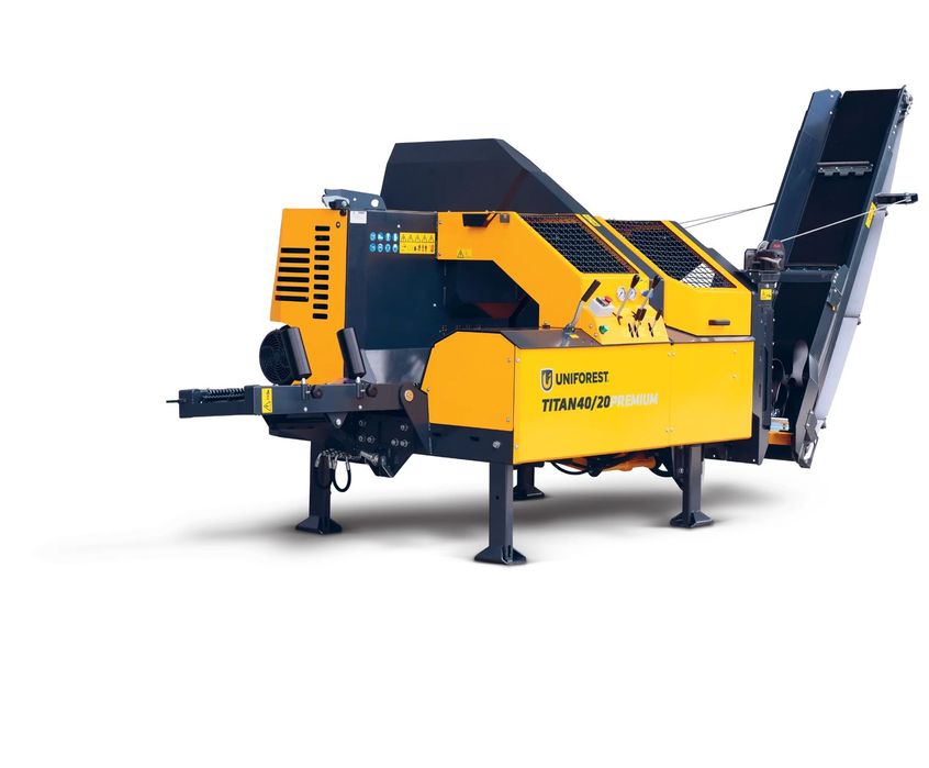 Linie tăiere-despicare lemn de foc model Titan 40/20 Linie tăiere-despicare lemn de foc model Titan 40/20