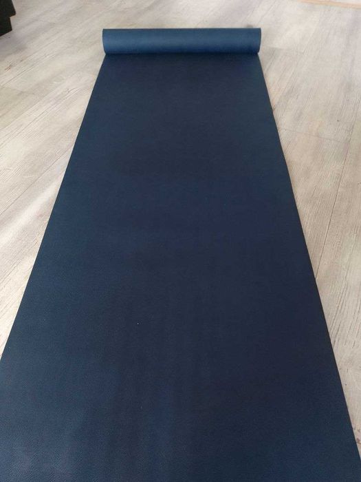 Eco Pro йога постелка/шалте с натурална гума, 4мм тъмно синьо