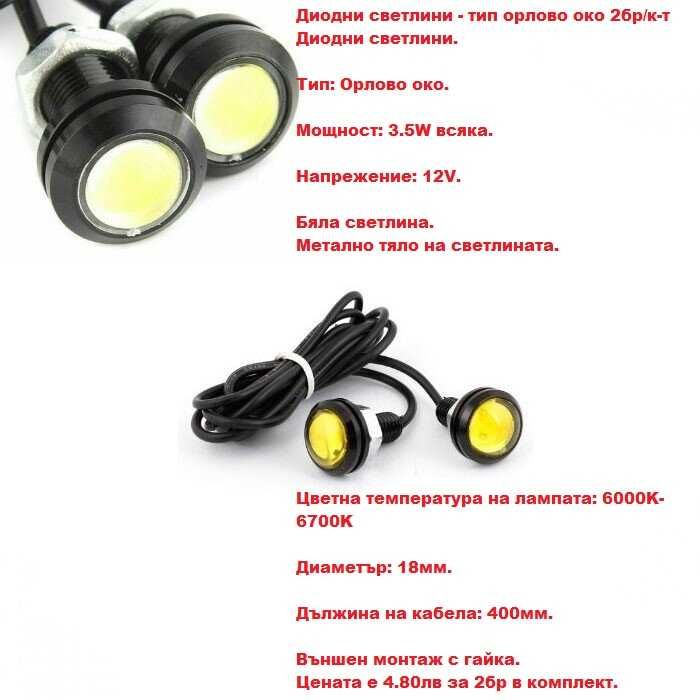 лед дневни светлини