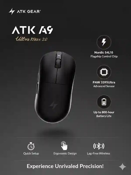 [Мишка] ATK DRAGONFLY A9 Ultra Max