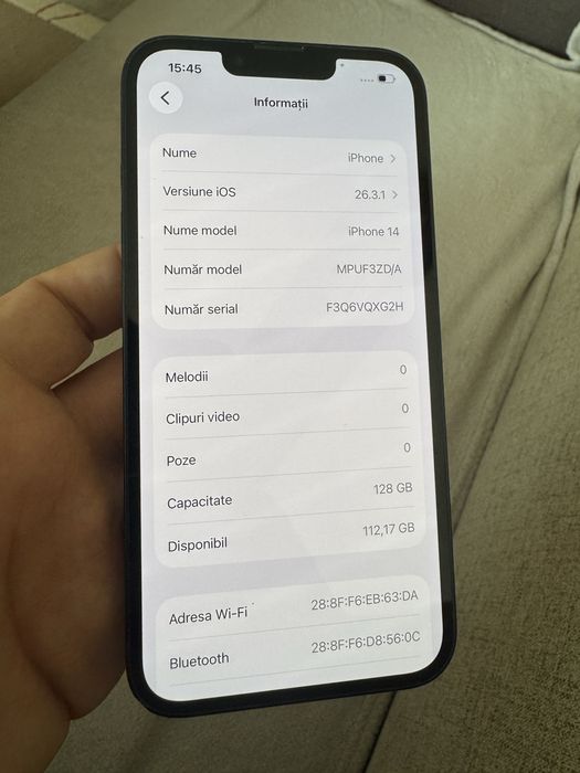 Vand Iphone 14 128 gb