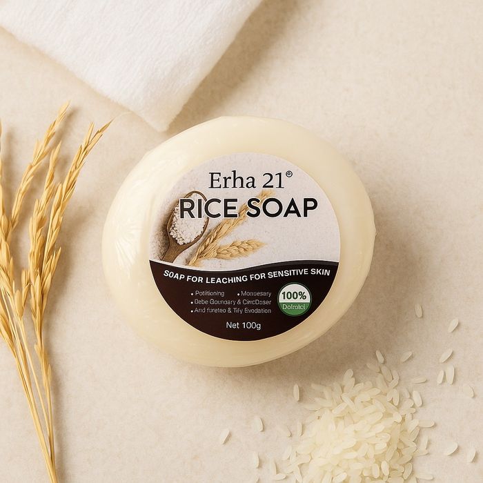 Оризов сапун за изсветляване на кожата - 100% органичен