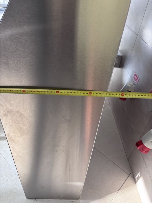 Hotă profesională inox pentru cuptor pizza 150×130 cm – stare foarte bună