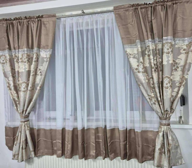 Perdele + draperii gata cusute