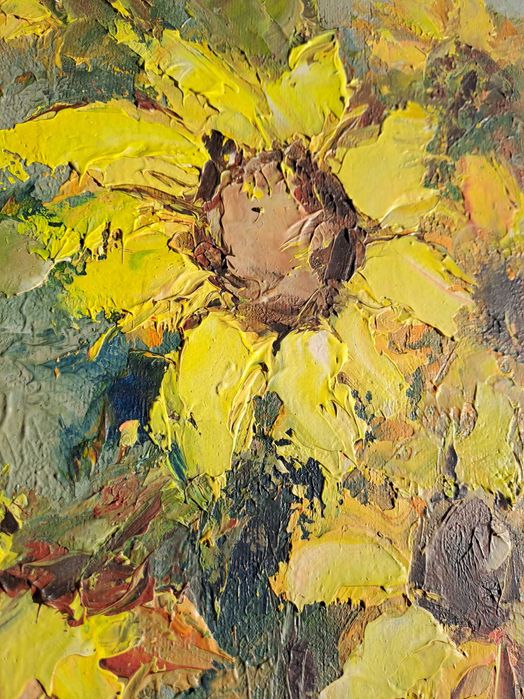 tablou vechi pictura pe pfl 36/46 cm semnat