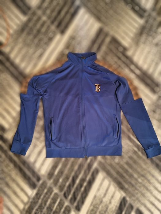 Bluză de trening Burberry London mărimea L – Albastru, monogramă TB