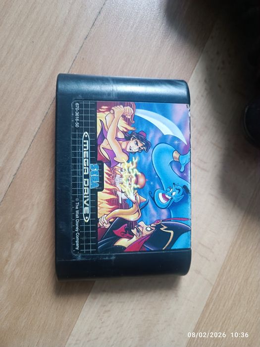Consola Retro Sega Mega Drive II Disney's Aladdin