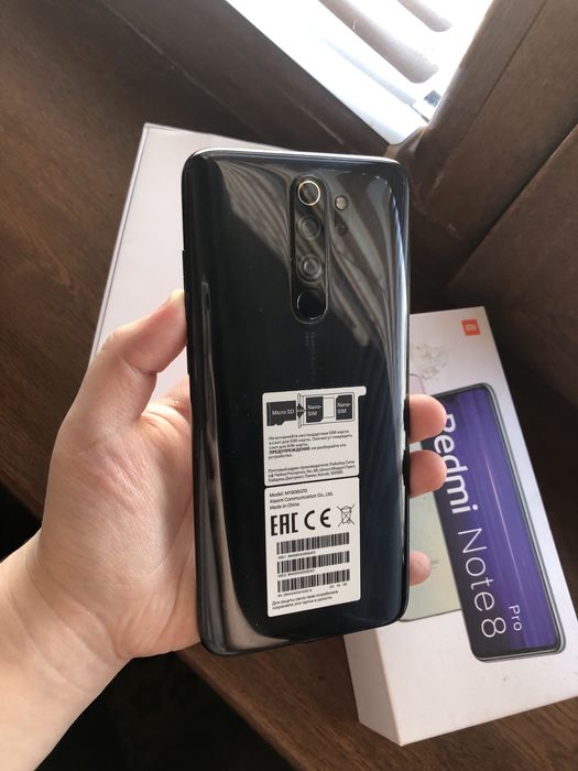 Redmi Note 8Pro Mineral Grey 6GB Ram 64 GB ROM