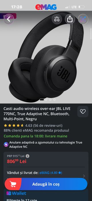 Casti Jbl 770 NC
