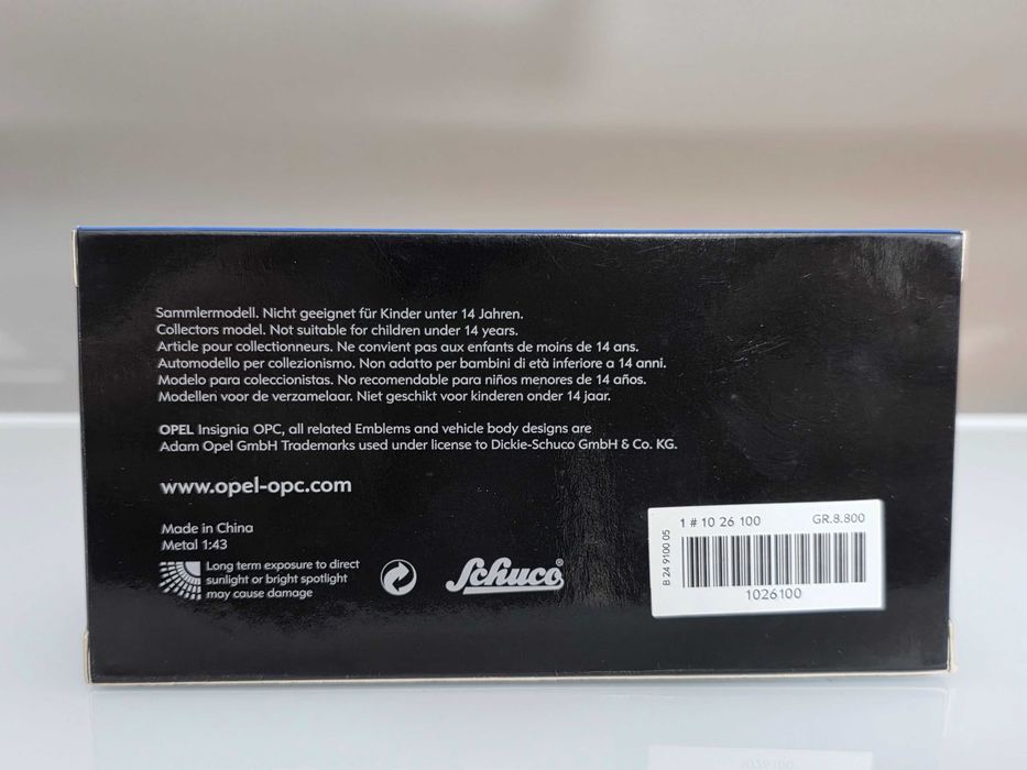 Macheta Auto 1/43 Schuco Dealer Edition Opel Insignia OPC