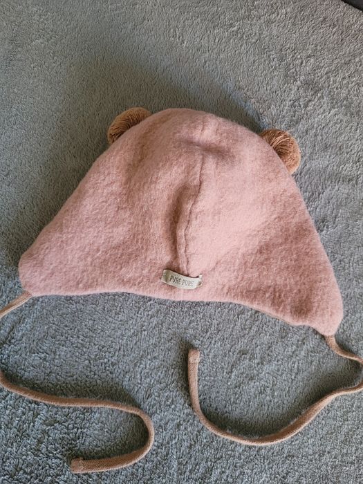 Caciula din lână merinos fleece, Pure Pure.