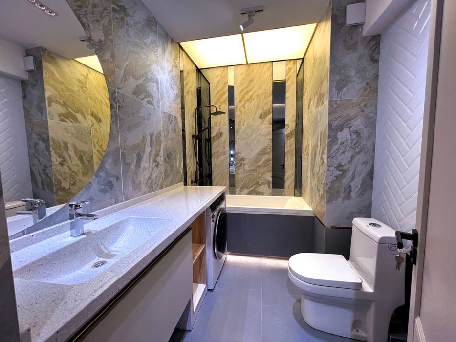 Сдам lux каартиру на 800$ Махтумкули 2/3/9 50м2 мебель/техника