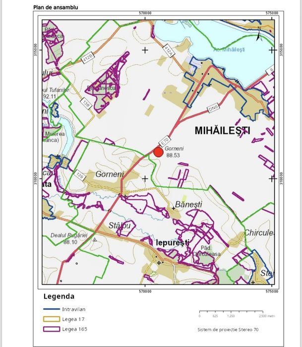 Teren  Premium  DN6  Mihailesti- Ideal Hale/ Comercial/Investitie