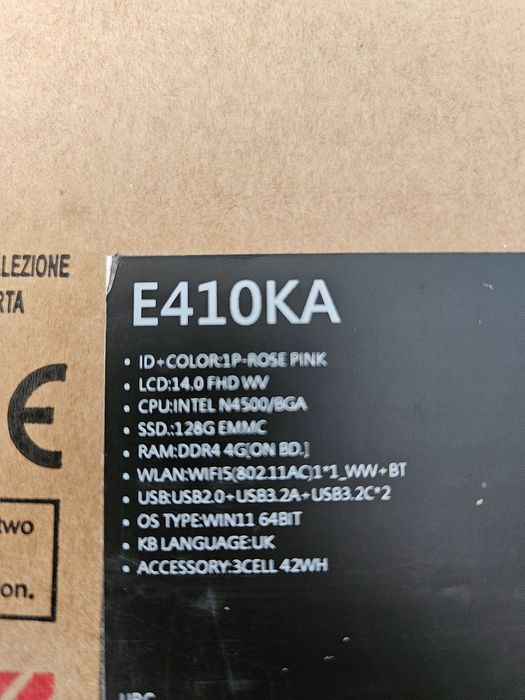 Asus Vivobook 14 E410KA
