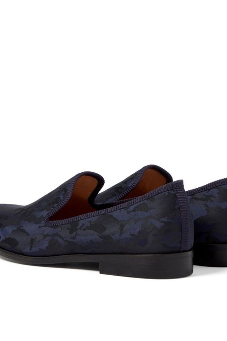 DUKE + Dexter Aqua Camo Loafer ръчна изработка мокасини Англия