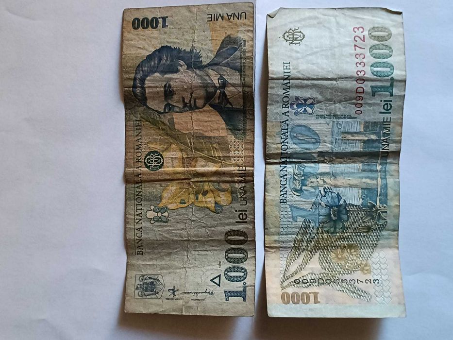 Bancnota 1000 lei " MIHAI EMINESCU"