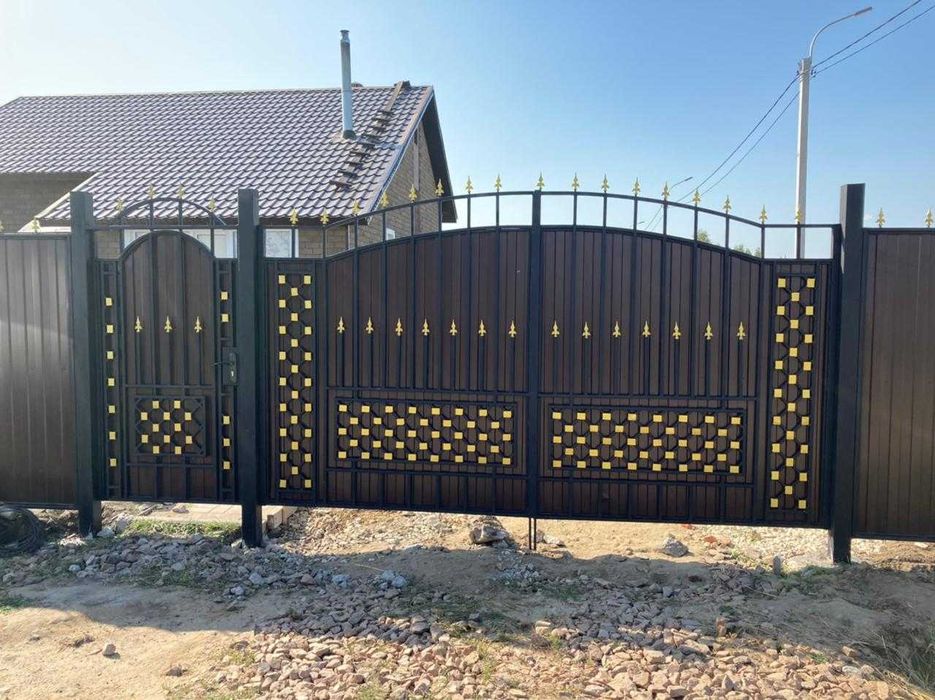 Ворота заборы навесы ограждения - Сварочные работы Петропавловск на Olx