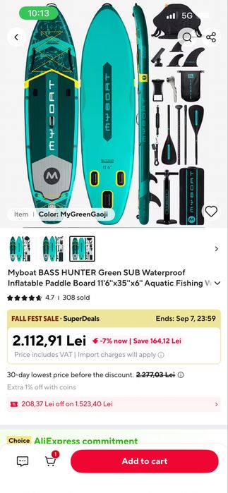 SUP stand up paddle voard MyBoat