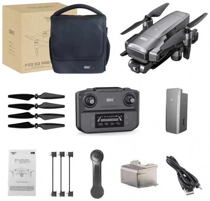 Дрон SJRC F22 S2 PRO+ серый