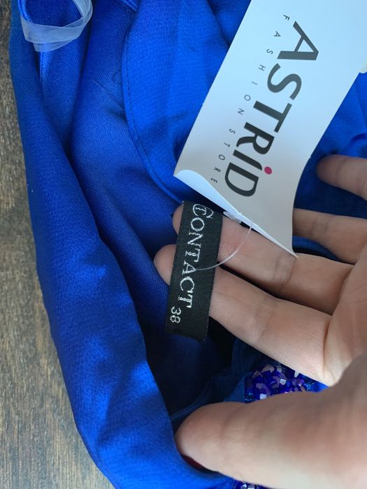 Rochie Astrid superba cu strasuri pe umeri