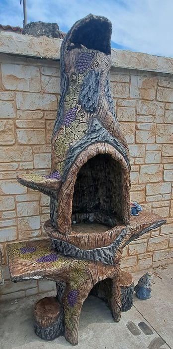 Градинска мивка от щампован бетон