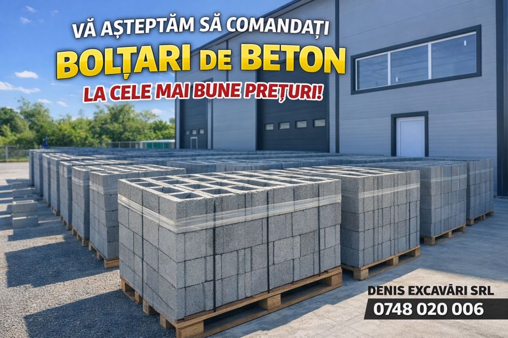 Boltari beton calitate superioara
