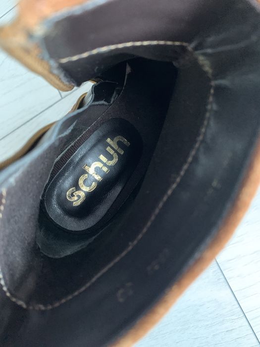 Botine maro Schuh 38