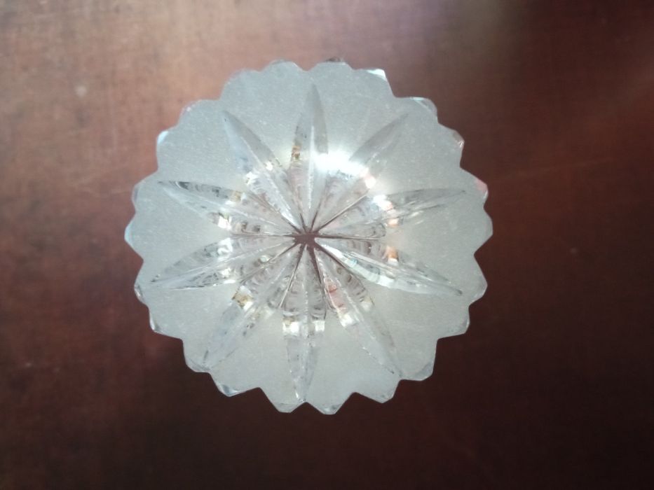 Ваза и салатница-конфетница хрустальные