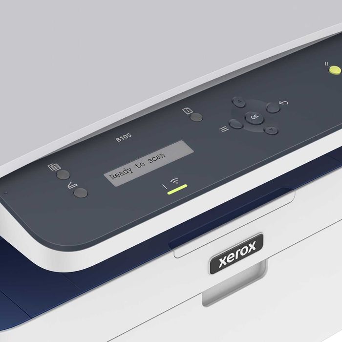 Безжичен многофункционален принтер Xerox B105, лазерен монохромен