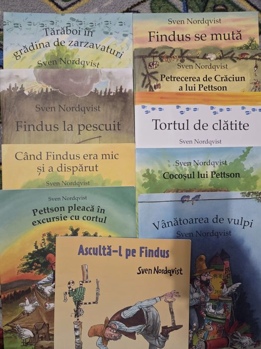 Lot 10 carti Pettson si Findus