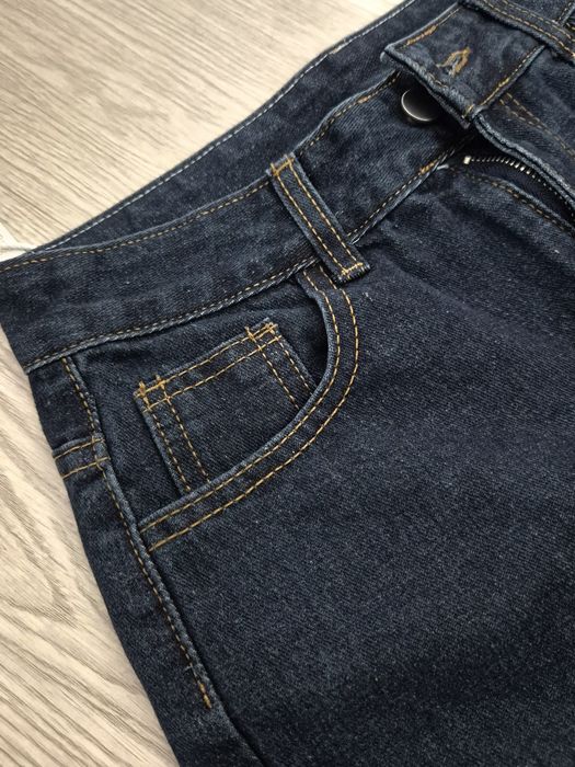 Синие клёш джинсы