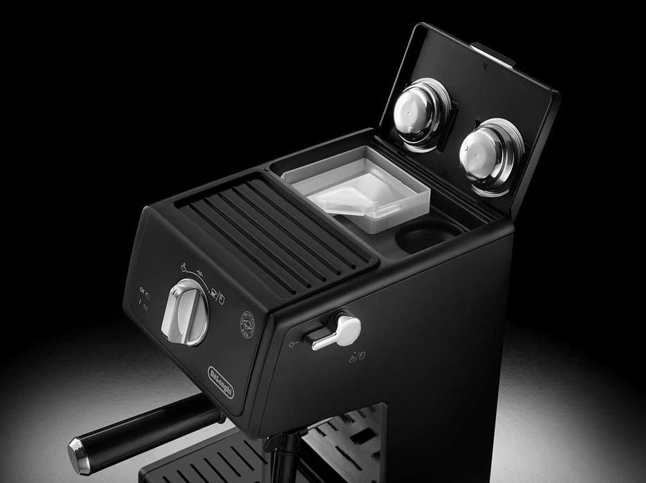 ЕСПРЕСО КАФЕМАШИНА DELONGHI ECP31.21 алуминиево покритие 15 бара черна