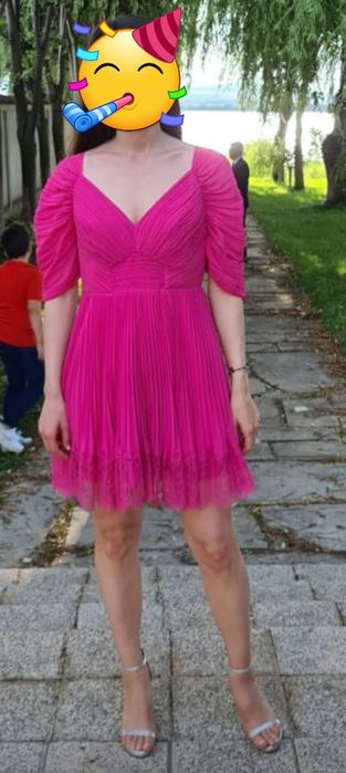 Rochie Self Portrait S, roz, mini