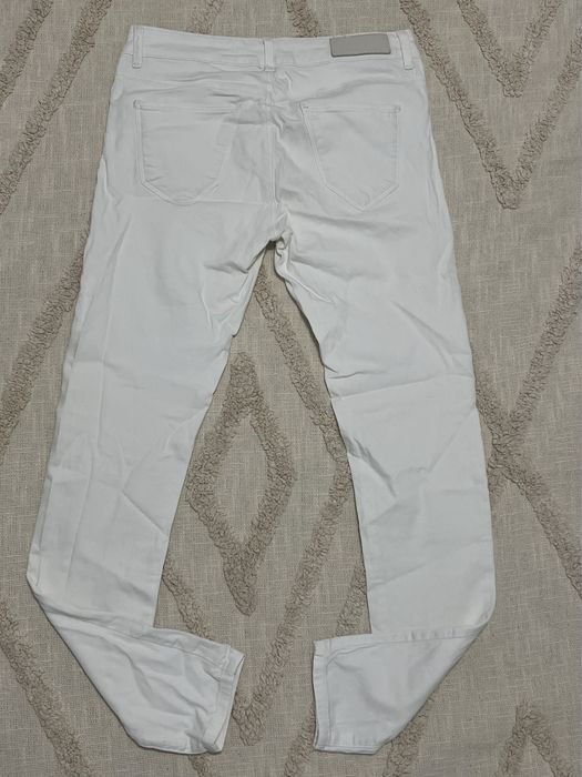 Blugi slim fit albi Vero Moda, marimea S