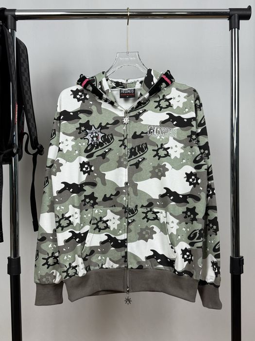 Glo Gand Camo Hoodie | Hanorac GloGang | Bape