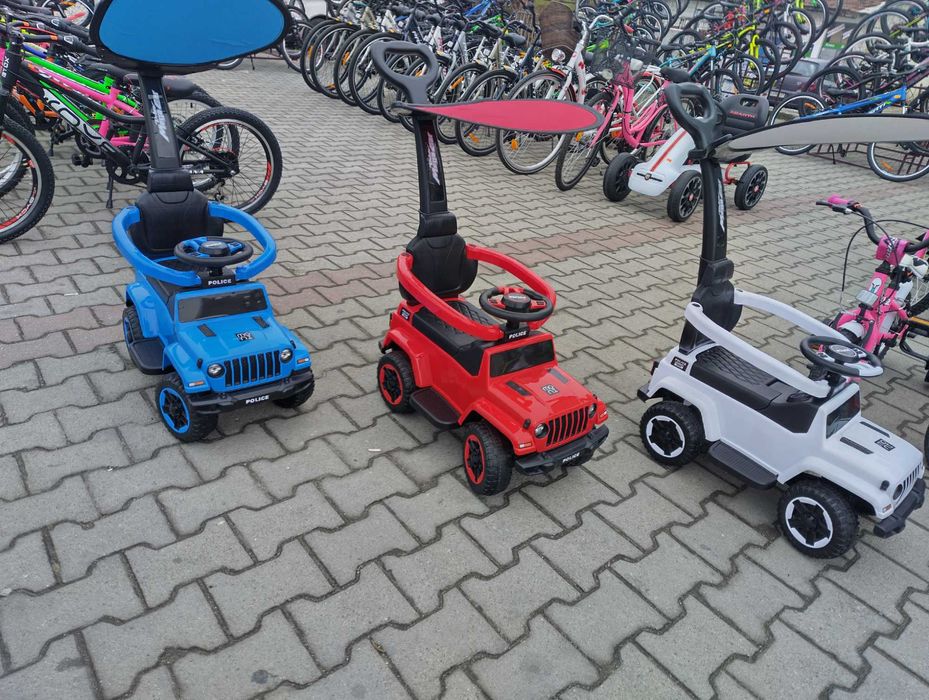 MONI Кола с дръжка 2в1 POLICE