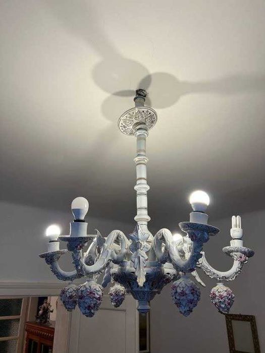 Candelabru / candelabre / lustra / lustre portelan, cristal