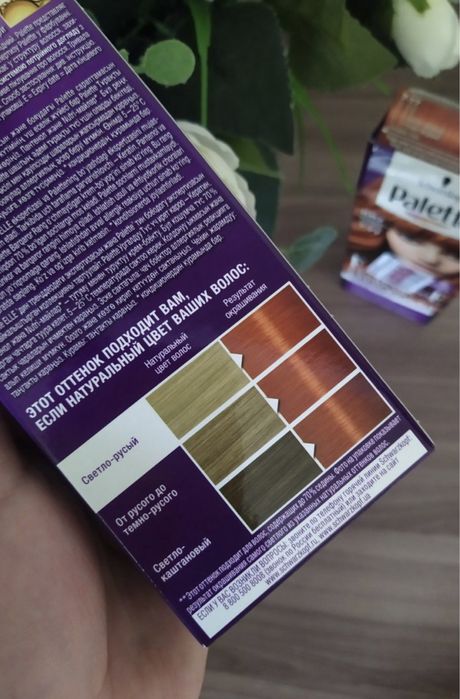 Краски для рыжих волос