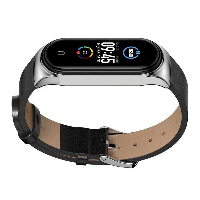 Curea piele bratara Xiaomi Mi Band 3 Mi Band 4 Mi Band 5 Mi Band 6