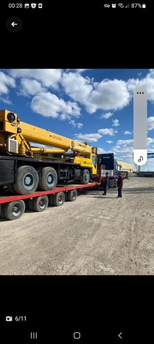 Трал площадка, полуприцеп