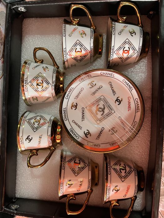 set de 6 cesti cu farfurii